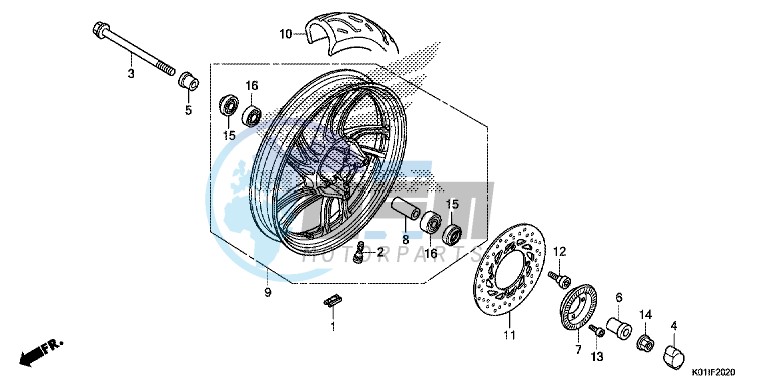 FRONT WHEEL