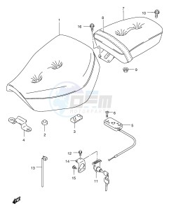 GZ250 (E1) drawing SEAT