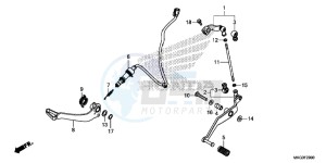 CMX500AH UK - (E) drawing PEDAL