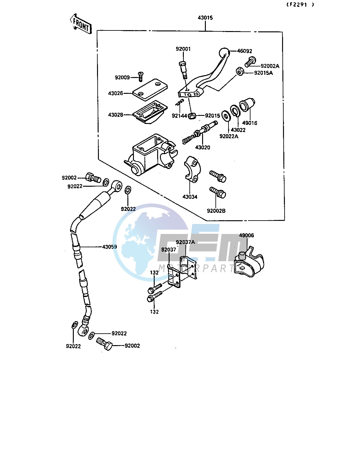 FRONT MASTER CYLINDER