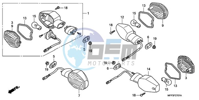 WINKER (CB1300S/CB1300SA)