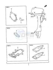 DT 5 drawing Gasket Set