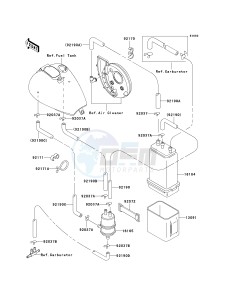 VN 800 G [VULCAN 800 DRIFTER] (E1-E5) [VULCAN 800 DRIFTER] drawing FUEL EVAPORATIVE SYSTEM-- CA- -