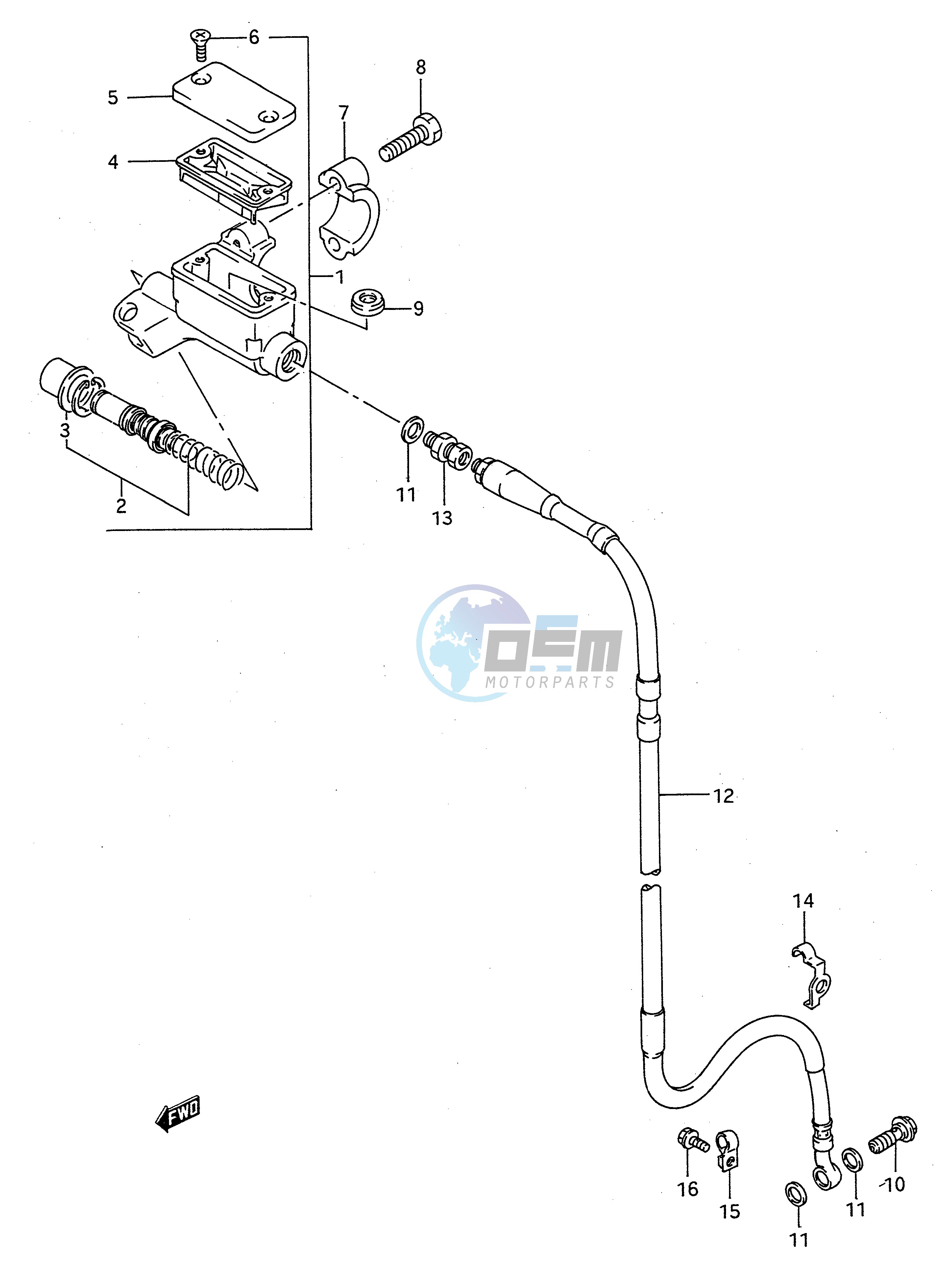 FRONT MASTER CYLINDER