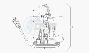 Breva 750 IE IE drawing Fuel pump