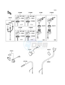 KVF360 KVF360B8F EU drawing Ignition Switch