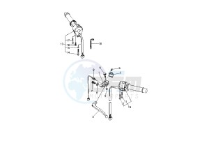 XT X 660 drawing HANDLE SWITCH- LEVER