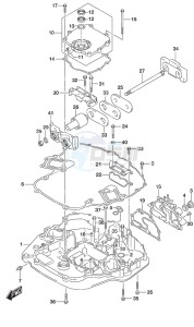 DF 300AP drawing Engine Holder