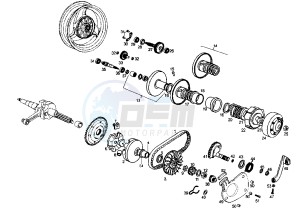 PREDATOR O2 - 50 cc drawing CLUTCH