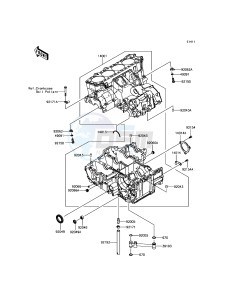 ZZR1400 ABS ZX1400JHF GB XX (EU ME A(FRICA) drawing Crankcase