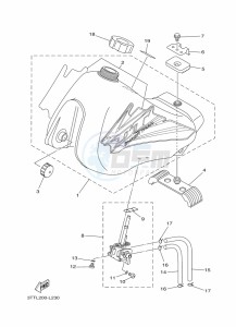 DT125 (3TTW) drawing FUEL TANK