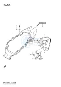 GSX-R1000 (E2) drawing FRAME CENTER COVER (MODEL L0)