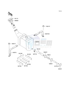 JT 1100 A [1100 STX] (A1) [1100 STX] drawing OIL TANK