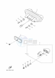 TRACER 7 MTT690 (B4T2) drawing TAILLIGHT