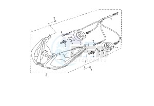 YP R X-MAX 250 drawing HEADLIGHT