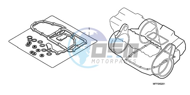 GASKET KIT B (CB13009/S9/A9/SA9)