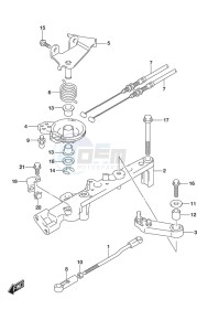 DF 175 drawing Throttle Rod