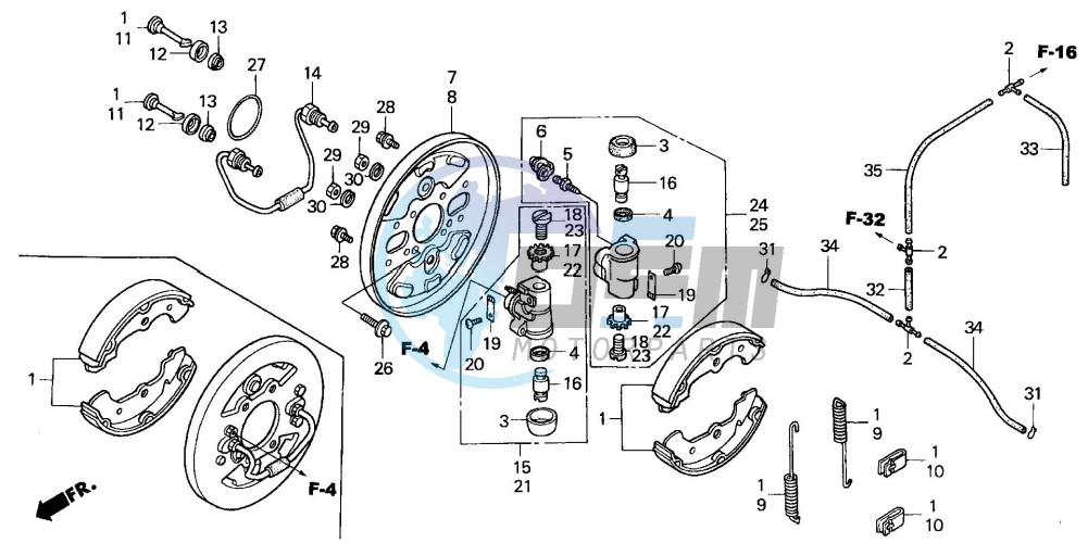 FRONT BRAKE PANEL