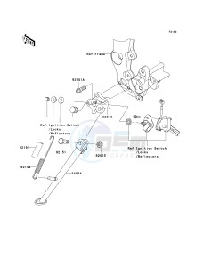 ZX 600 R [NINJA ZX-6R MONSTER ENERGY] (R9FA) R9FA drawing STAND-- S- -