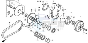 SH125R drawing DRIVEN FACE