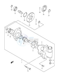 LT-A500F (E24) drawing WATER PUMP