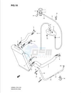 VZ800L1 drawing RADIATOR HOSE