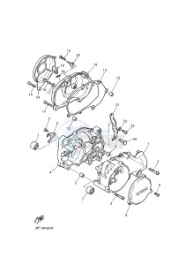 PW50 (2SA5 2SA6) drawing CRANKCASE