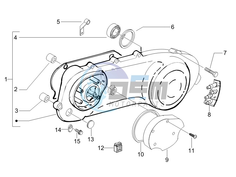 Crankcase cover - Crankcase cooling