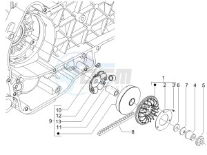 Liberty 125 4t drawing Driving pulley