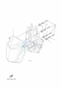 XTZ690 TENERE 700 (BNW1) drawing HEADLIGHT