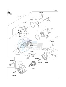 KAF 950 F [MULE 4010 DIESEL 4X4] (F9F-FAF) F9F drawing STARTER MOTOR