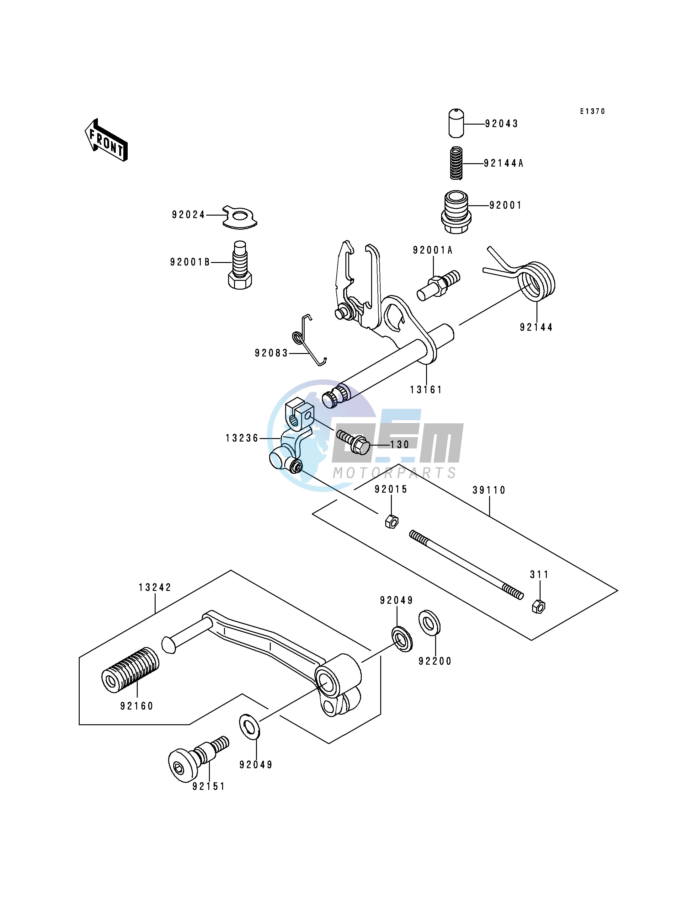 GEAR CHANGE MECHANISM