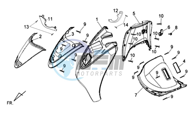 COWLING FRONT / COWLING INNER