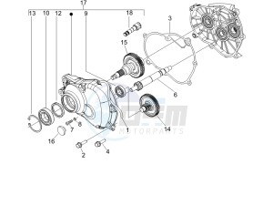 LX 150 4T drawing Reduction unit