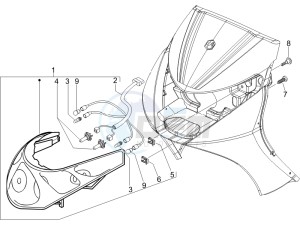 Beverly 125 Sport e3 drawing Head lamp - Turn signal lamps