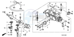 FJS400D9 F / CMF drawing THROTTLE BODY