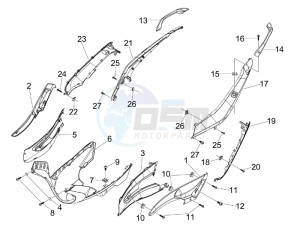 Runner 125 ST 4T E3 (EMEA) drawing Side cover - Spoiler