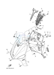 XC115S D'ELIGHT (2EP1 2EP3) drawing LEG SHIELD