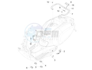 SPRINT 50 4T 3V E4-2020 (NAFTA) drawing Side cover - Spoiler