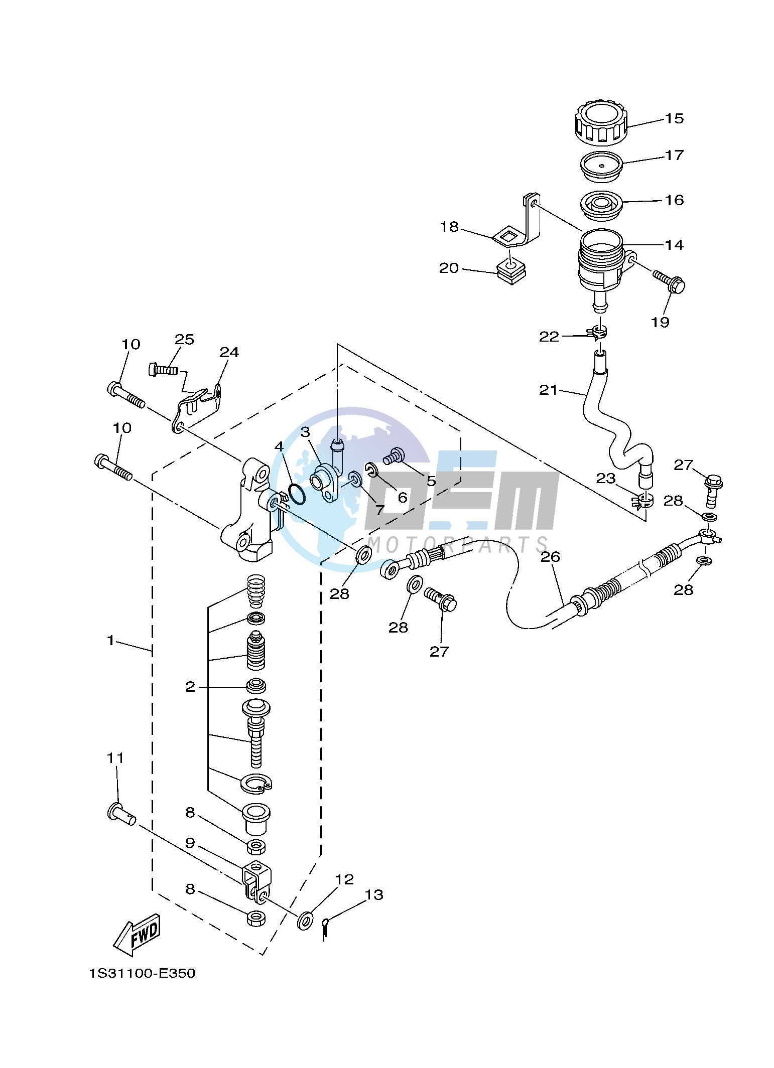 REAR MASTER CYLINDER