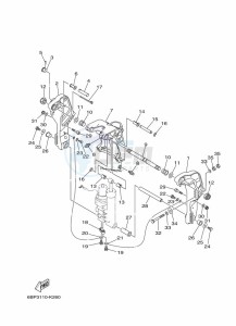 F20DETL drawing FRONT-FAIRING-BRACKET