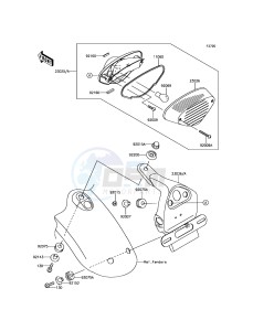 W800 EJ800AFF GB XX (EU ME A(FRICA) drawing Taillight(s)