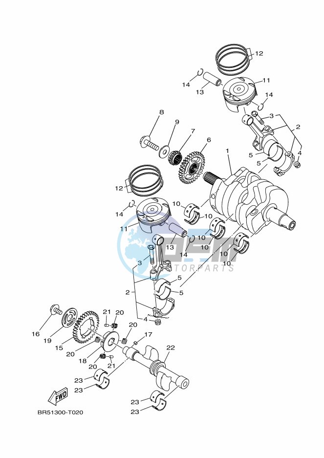 CRANKSHAFT & PISTON