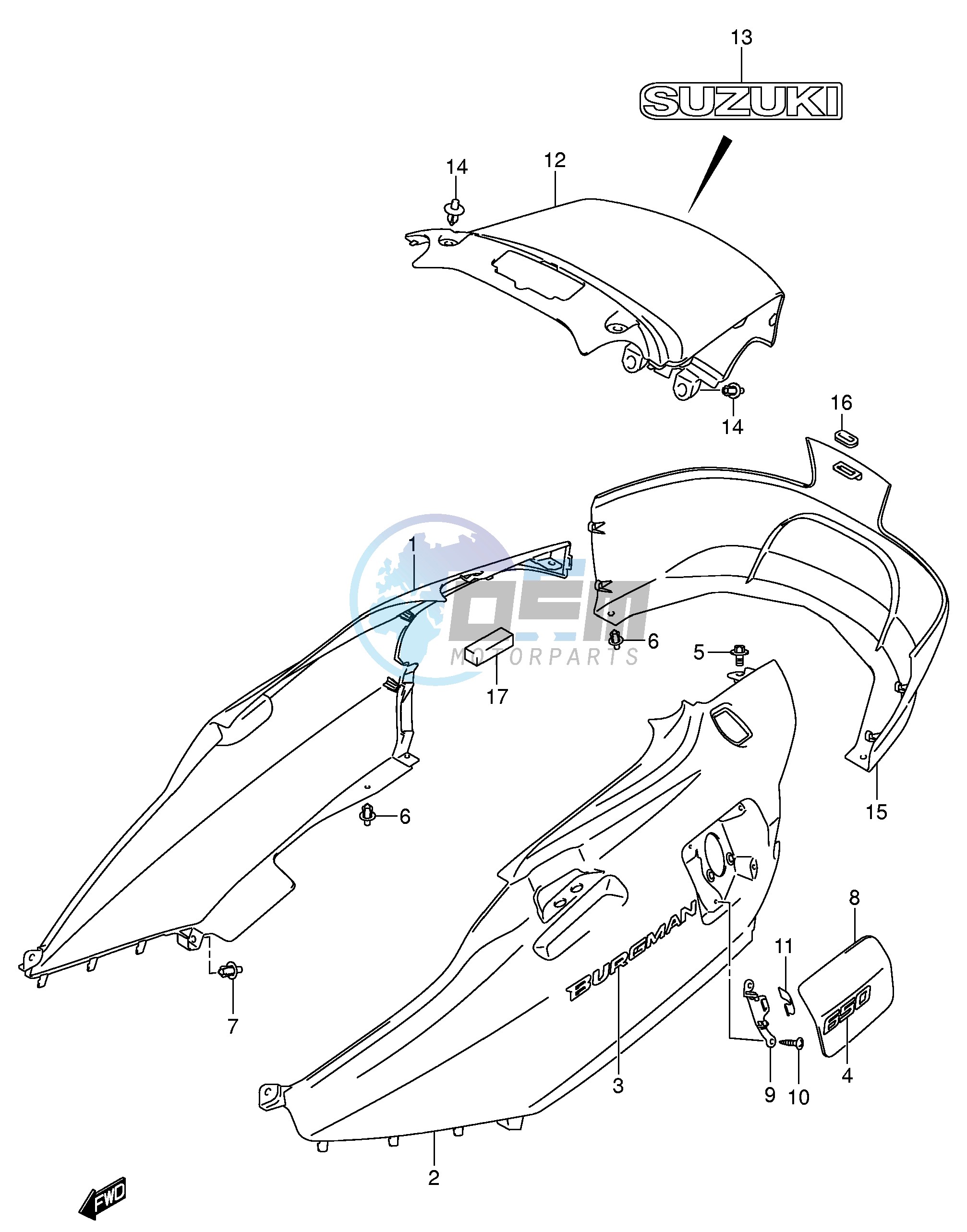 SIDE COVER (AN650K5)