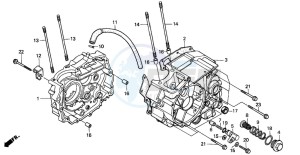 CG125 drawing CRANKCASE (1)