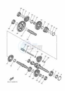 YXE1000EWS YX10EPSM (B4M2) drawing TRANSMISSION