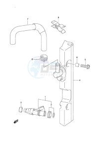 DF 40A drawing Fuel Injector