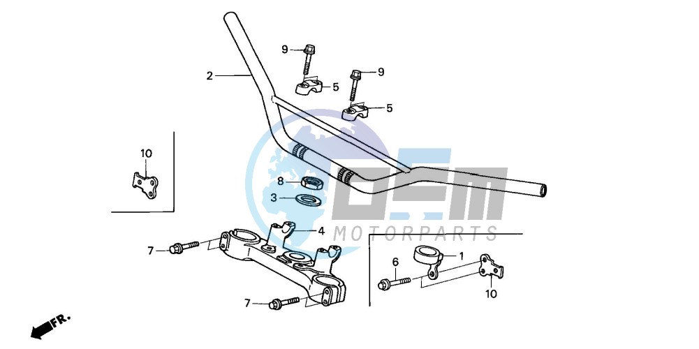 HANDLE PIPE/TOP BRIDGE