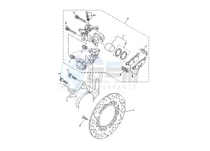 YP MAJESTY 400 drawing REAR BRAKE CALIPER