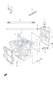 DF 9.9 drawing Cylinder Head